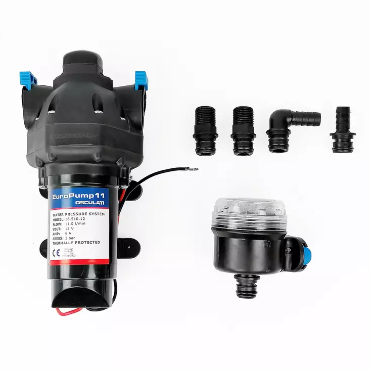 osculati painevesipumppu 12V 11L - Vesipumput ja vesiautomaatit - 8033137052590 - 1