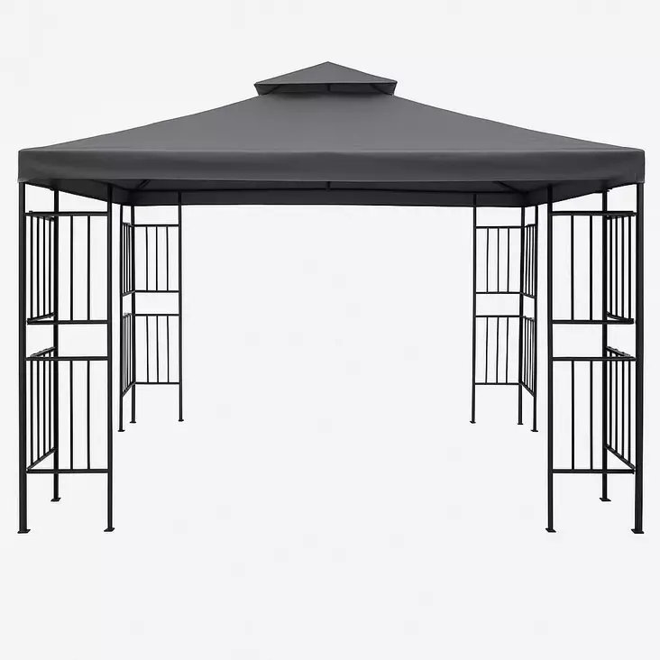 Paviljonki varakatto harmaa - Paviljongit ja pergolat - 6438168118000 - 1