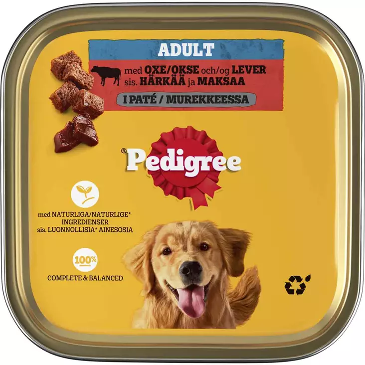 Pedigree härkä ja maksa 300 g koiranruoka - Koiran märkäruoka - 4008429714320 - 1