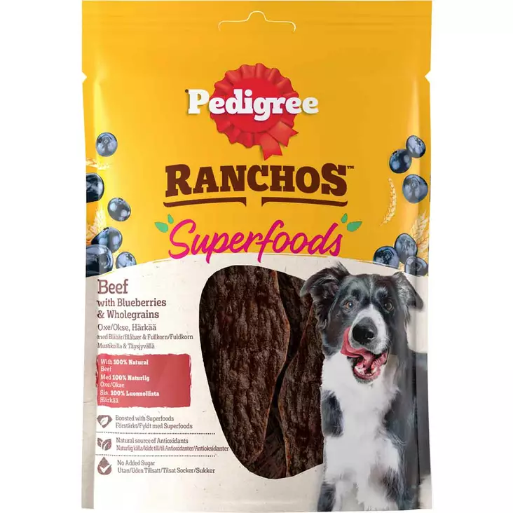 Pedigree ranchos superfood härkä 70 g - Koiran makupalat ja herkut - 4008429172250 - 1