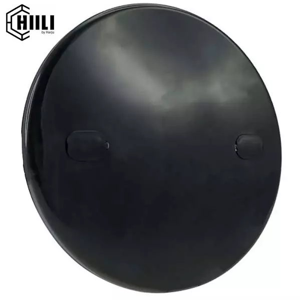 Peitekansi jakorasiaan Hiili-sarja mattamusta - Pistorasiat  - 6438140197030 - 1