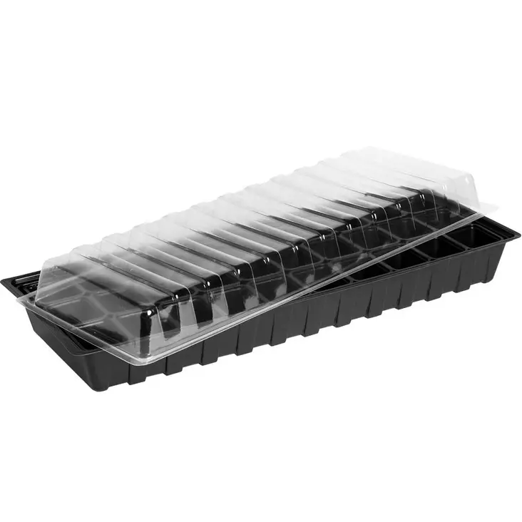 pienoiskasvihuone vefi 60x22cm 30-osainen - Kasvihuoneet ja viljelylaatikot - 7035158101180 - 1