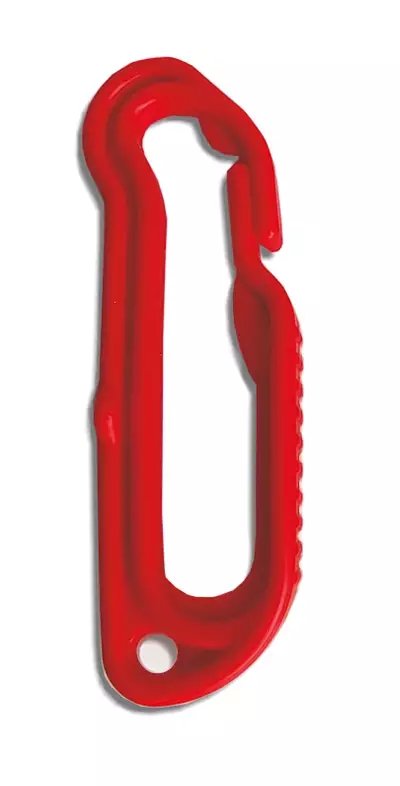 Pikahaka 75mm 4kpl muovia punainen - Verkkokalastustarvikkeet - 6418252557540 - 2