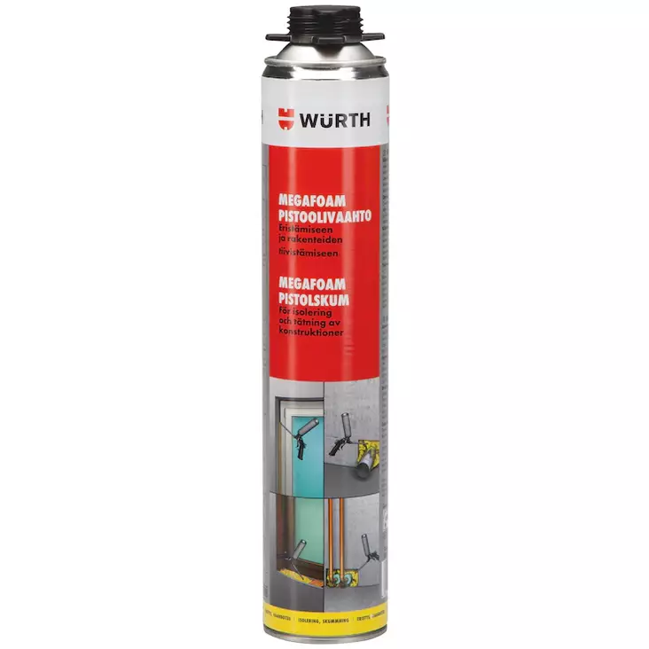 pistoolivaahto 750ml eristevaahto wurth - Uretaanit ja vaahtopistoolit - 4046777710830 - 1