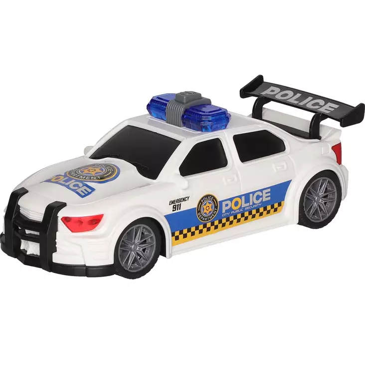 Poliisiauto vilkkuvilla valoilla - Leikkiautot ja työkoneet - 6410416567020 - 1