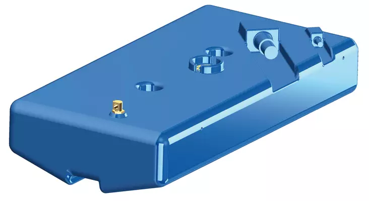 Polttoainesäiliö 1060x535x221 90 l (bensiini) - Veneen polttoainetankit ja tarvikkeet - M52-035-10 - 1