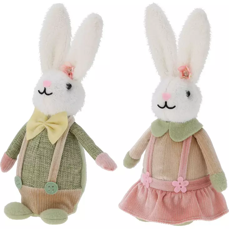 Pääsiäiskoriste pupu lajitelma 21 cm - Koriste-esineet - 8721037402910 - 1