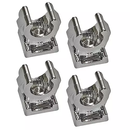 Kromattu putkenpidin 4kpl - Putkikannattimet - 6413820228150 - 2