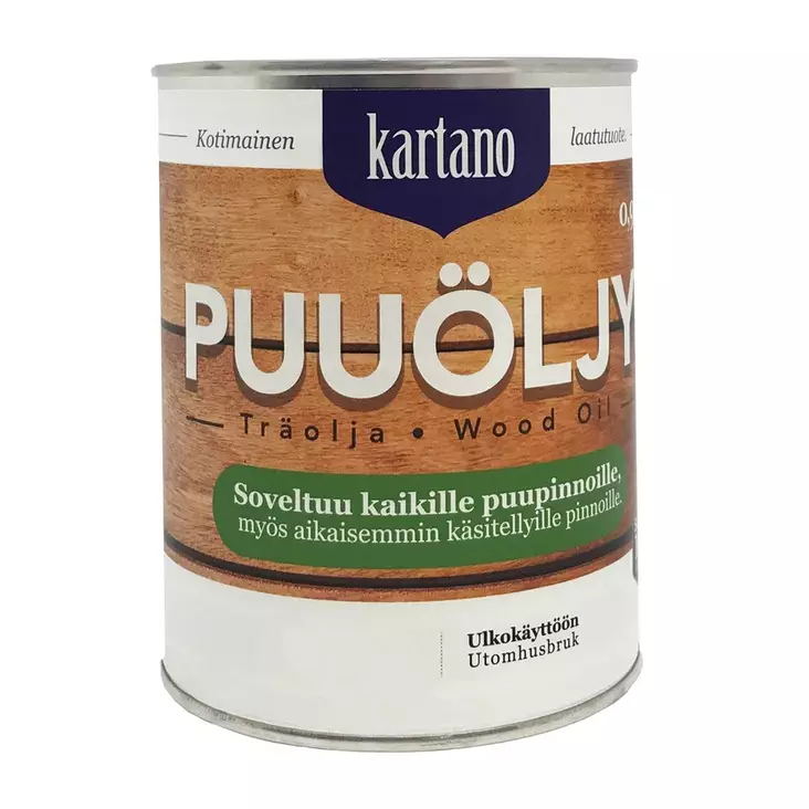 musta puuöljy 0,9 litraa - Puuöljyt ja suoja-aineet - 6438168107530 - 1