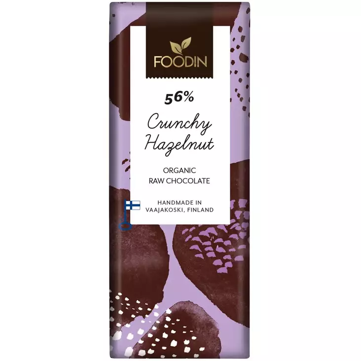 Foodin crunchy hazelnut raakasuklaa - Herkut ja juomat - 6430055212570 - 1