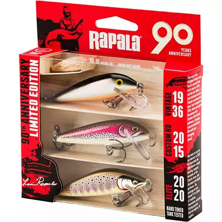 Rapala r90 floater mid naturistic viehesetti, kolme erikoisväristä vaappua - Vaappu-uistimet - 022677373430 - 1