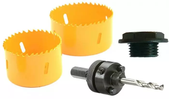 Rasiaporasarja 4-os. 73mm + 95mm - Reikäsahanterät - 6430032156750 - 1