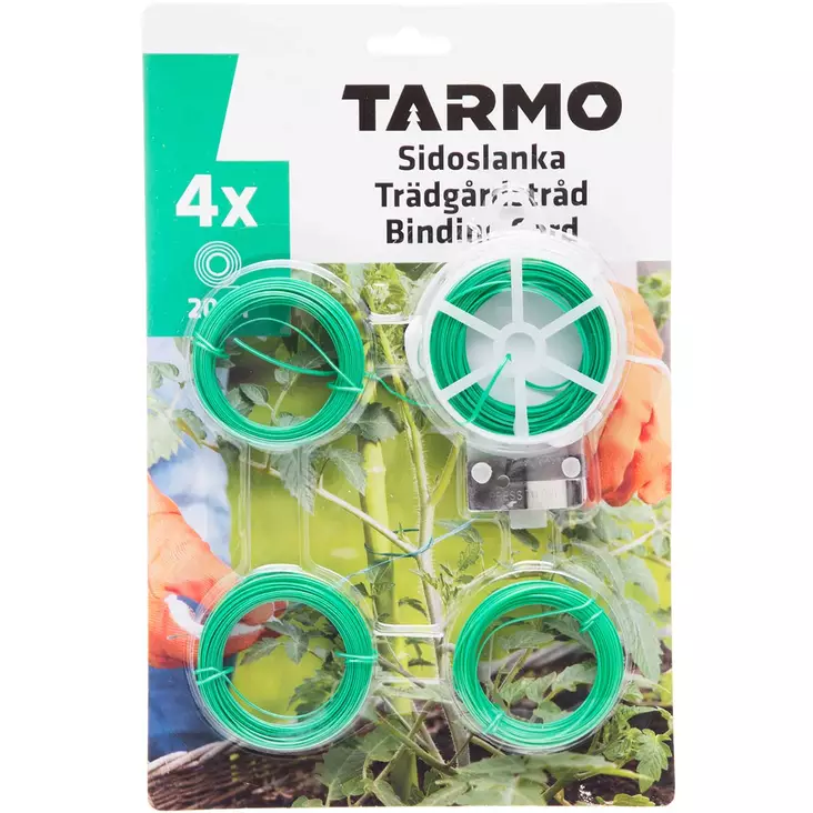 vihreä sidoslanka 4kpl rautalanka - Sidontatarvikkeet - 6410412719690 - 1
