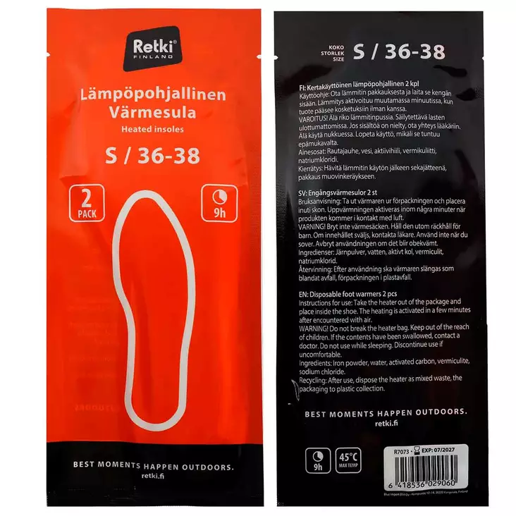 Lämpöpohjallinen talvi - Kengänpohjalliset ja kenkälusikat - 6418536029060 - 1