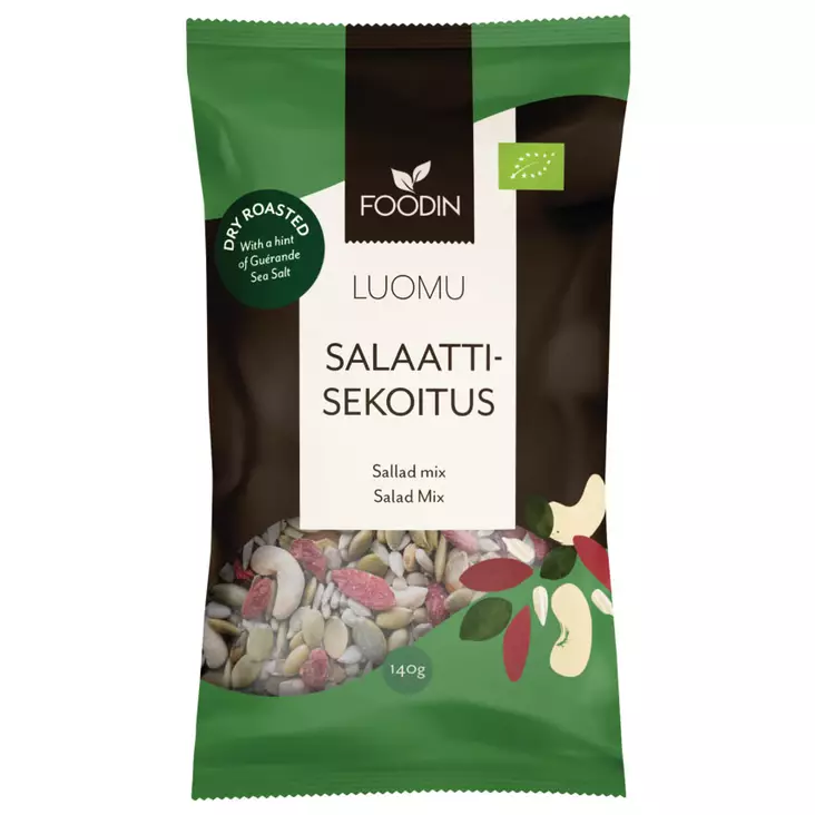 Salaattisekoitus paahdettu suolattu - Pähkinät, siemenet ja levitteet - 6430048234640 - 1