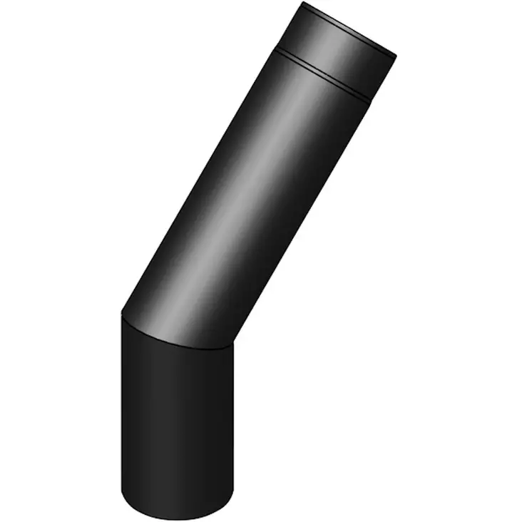 Jeremias hormimutka 45 astetta 115 mm - Piipputarvikkeet ja vedonparantajat - 5900856825510 - 1