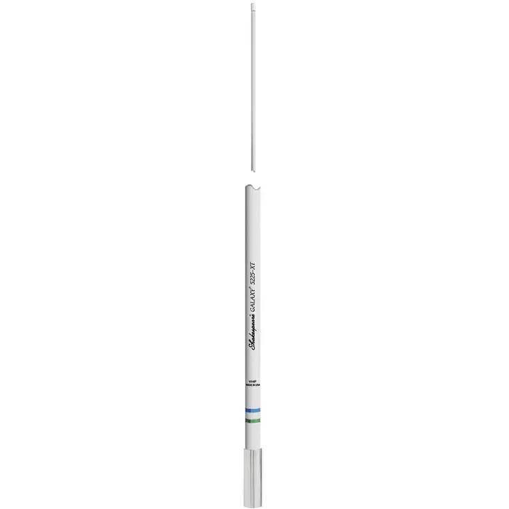 Shakespeare 5225-XT lasikuitu VHF antenni valkoinen - Plotterien, luotaimien ja VHF tarvikkeet - 719441200220 - 1