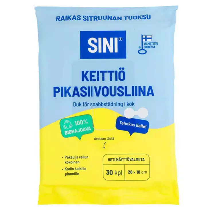 Sini pikasiivousliina keittiö - Puhdistusliinat ja pesusienet - 6423800037610 - 1