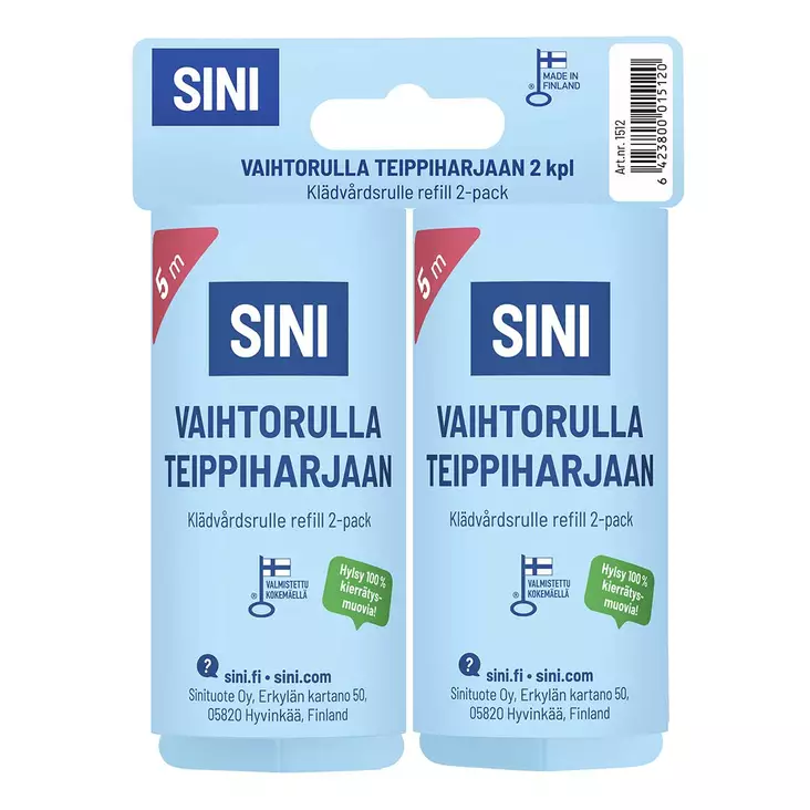 Teippiharja vaihtorullat - Vaatteiden huolto ja säilytys - 6423800015120 - 1