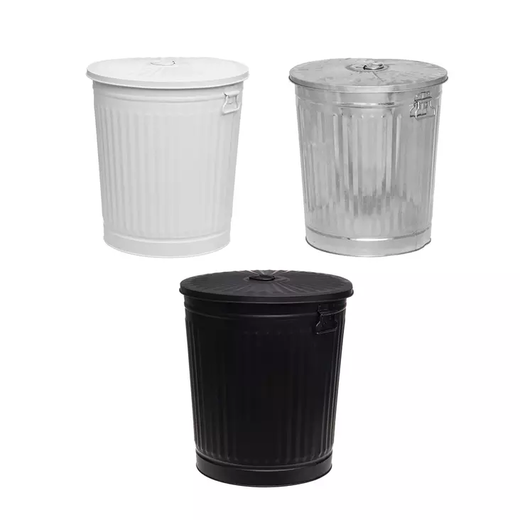 Metallisanko kannella 45l - Tuhkaämpärit ja sinkkiämpärit - 6410413068070 - 1