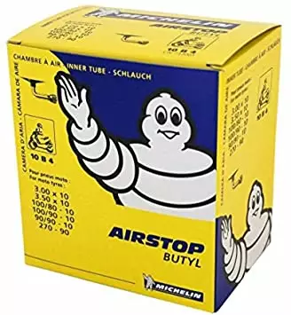 Sisärenkaat Michelin 3.00-10, 3.50-10, 90/90-10, 100/80-10, 100/90-10, 110/80-10 - Mopon renkaat - 3528701256160 - 2