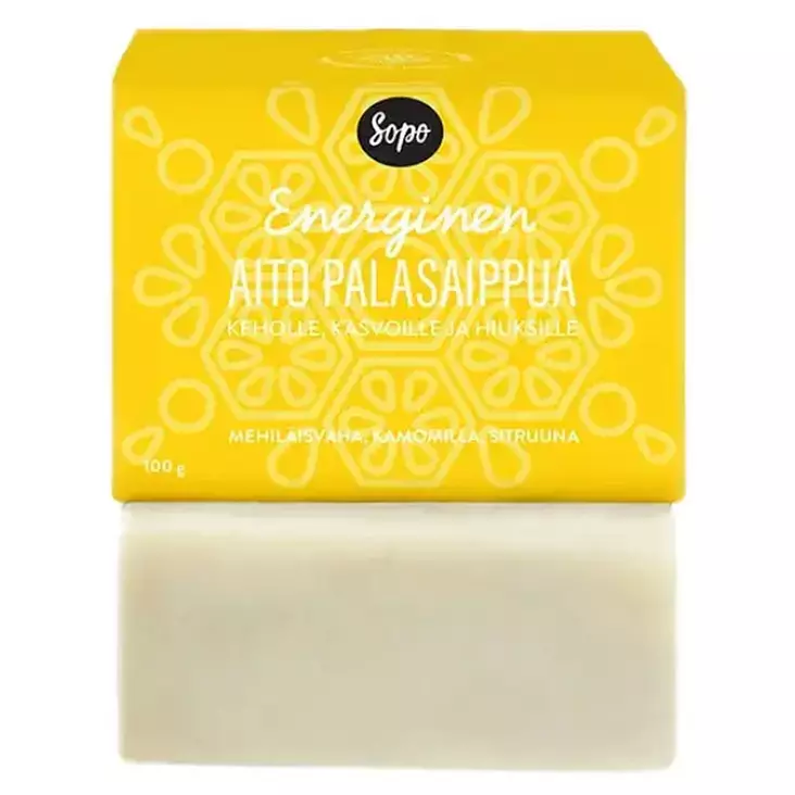 Sopo aito energisoiva palasaippua - Luonnonkosmetiikka - 6430070050140 - 1