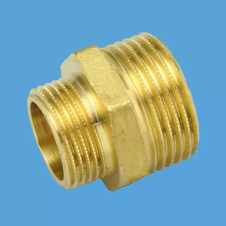 Supistuskaksoisnippa 1x3/4 EM Opal - Messinki putkiliittimet, nipat ja tulpat - 6413820190310 - 1
