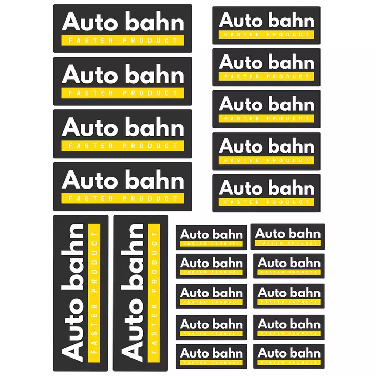 Auto bahn tarra arkki a4 - Crossipyörän ja mopon tarrat - 6438471273090 - 1