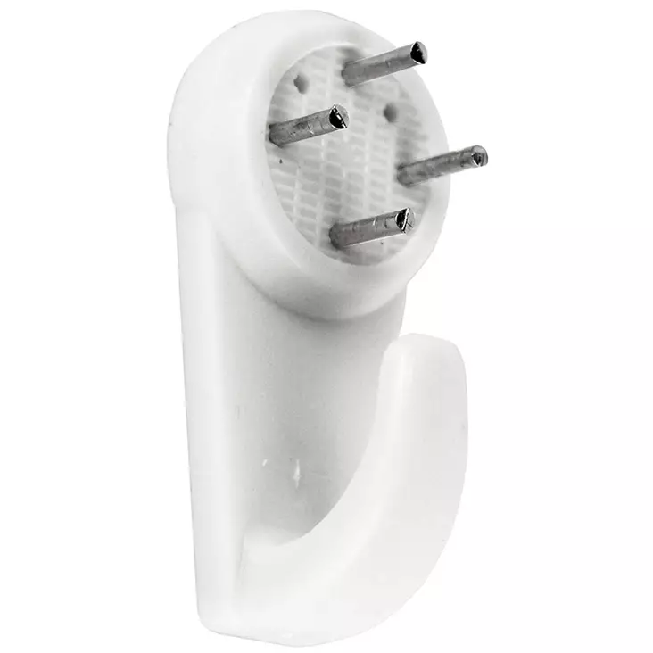 taulukoukku iso valkoinen - S-koukut ja kannatinkoukut - 6414672011600 - 1