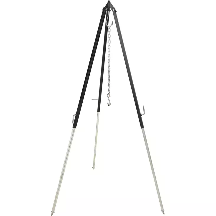 Tripod teline nuotiolle 150 cm terasrakenne - Grillaajan varusteet - 8720573760850 - 1