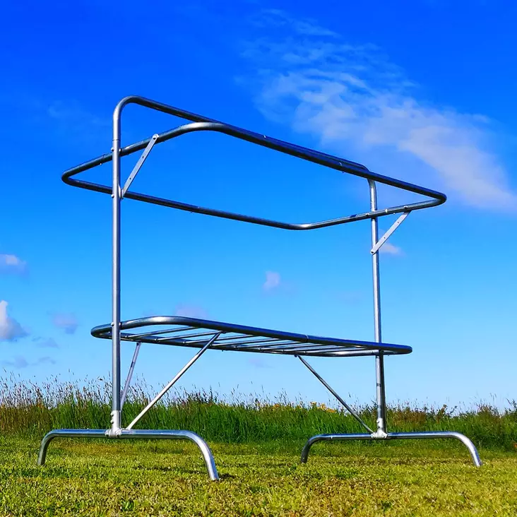 tuuletusteline kääntyvällä kehällä - Pyykinkuivaustelineet ja pyykkikorit - 6438168105970 - 1