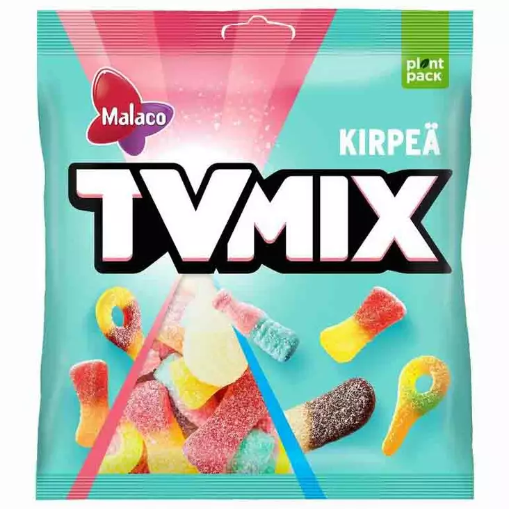 Malaco kirpeä tv mix karkkipussi 280g - Karkkipussit - 6420256910610 - 1