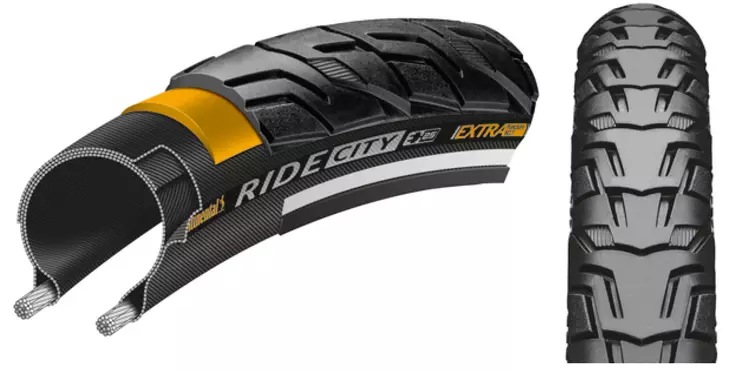 Ulkorengas 28" Continental Ride City Reflex 42-622 - Polkupyörän ulkorenkaat 29", 28" ja 26" - 4019238810400 - 1