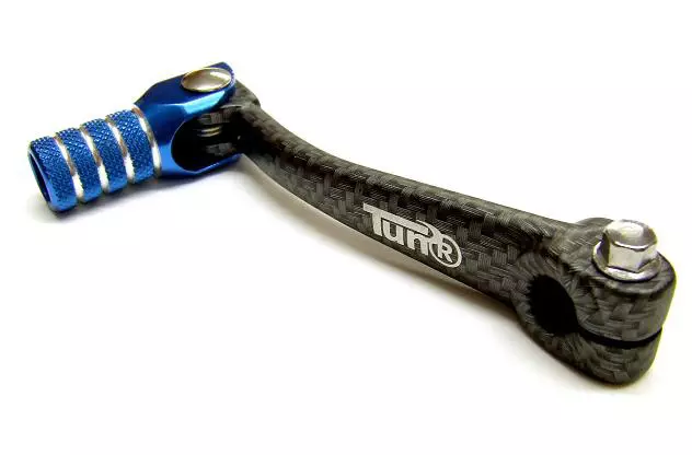 Vaihdepoljin Tec-X Carbon/Kuvio Sininen AM6 - Minarelli AM6 moottorin varaosat - 6438235015300 - 2