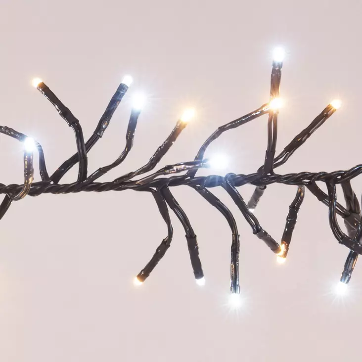 Led valosarja valkoinen mix lämmin valkoisia ja kirkasvalkoisia ledejä - Valoketjut ulko- ja sisäkäyttöön - 8720573813600 - 1