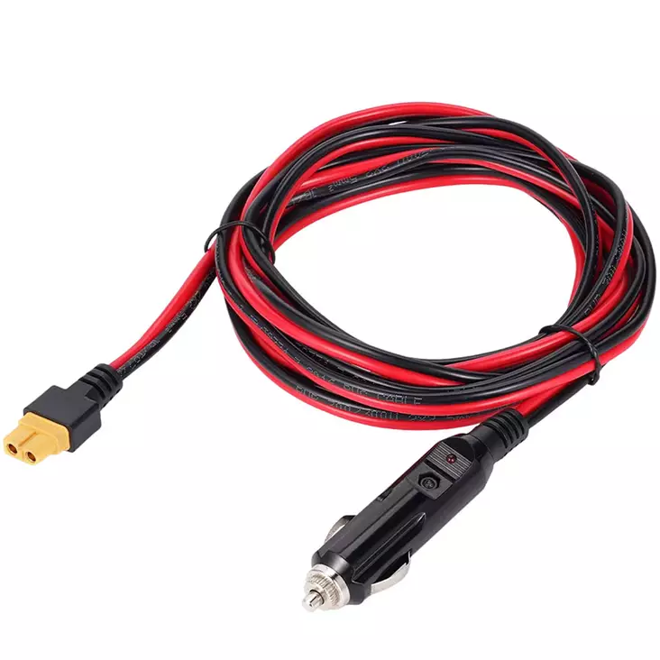 Varavirtalähteen autolaturi xt60 12v ja 24v 3m johto - Tupakansytytyspistokkeet ja laturit - 6438471346640 - 1