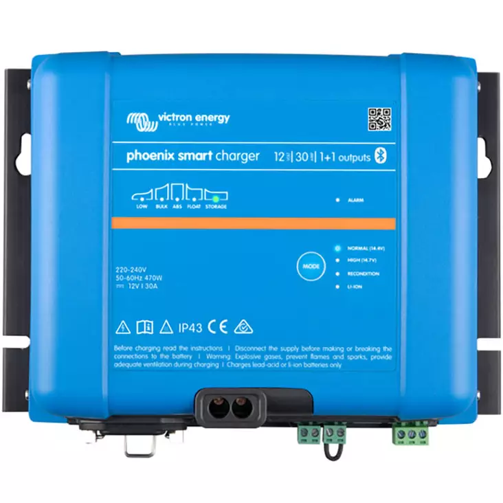 Victron energy phoenix smart 12 v 30 a akkulaturi - Aurinkopaneelin lataussäätimet - 8719076041900 - 1