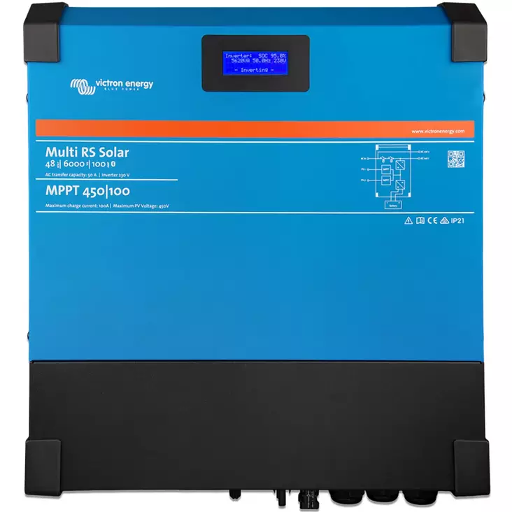 Victron multi rs solar 6 kva invertteri laturi - Aurinkopaneelin lataussäätimet - 8719076056690 - 1
