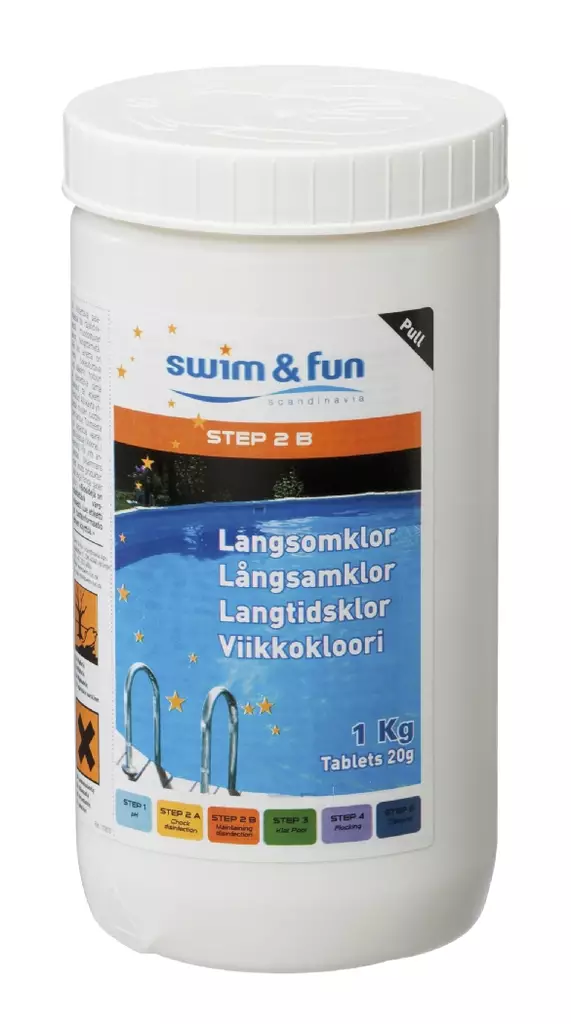 Viikkokloori altaaseen 1kg - Uima-altaat ja allastarvikkeet - 5704841017290 - 1