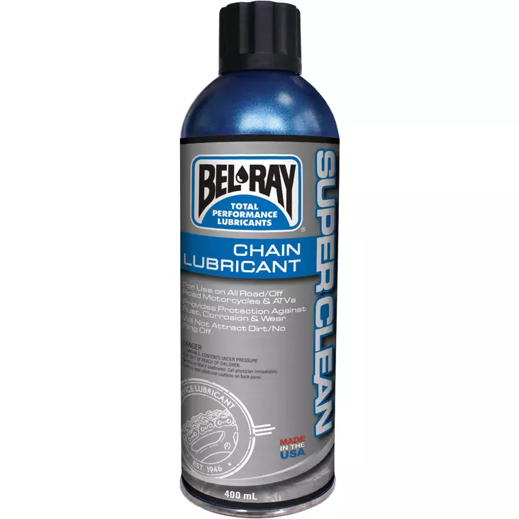 Voiteluaine Bel-Ray Super Clean Chain Lube 400ml - Spray puhdistus- ja voiteluaineet - 690509200690 - 2