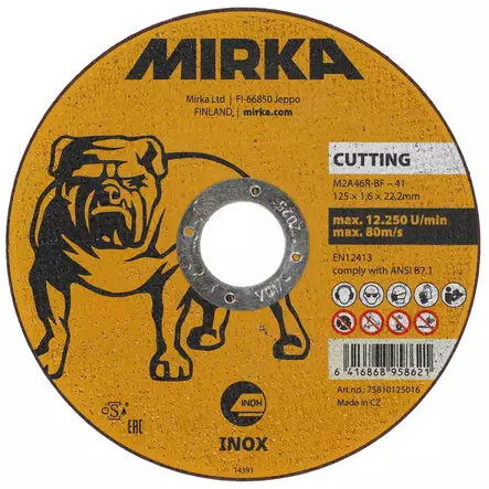 mirka katkaisulaikka - Kulmahiomakonelaikat 125mm - 6416868958621 - 1