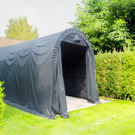 Pressuhalli 3x6 takapiha - Autotallit ja pressutallit - 6438014166391 - 2