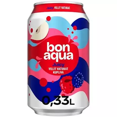Bonaqua villit vatukat kivennäisvesi 0,33 l - Virvoitusjuomat - 6415600574891 - 1