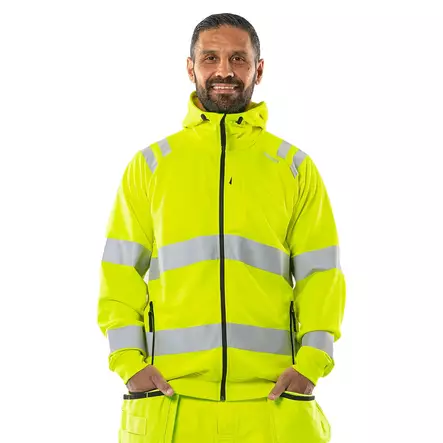 Vetoketjuhuppari huomioväri työpaita - Työtakit ja työpaidat - 7322304368261 - 2