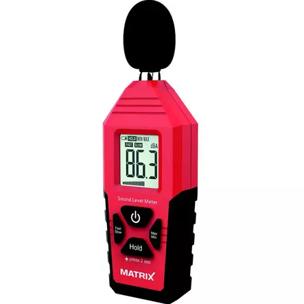 Matrix desibelimittari - Rakennemittarit ja kosteusmittarit - 6418536034231 - 2