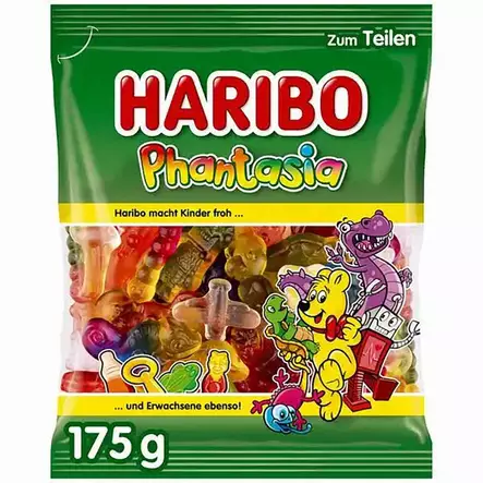 Haribo phantasia hedelmämakeissekoitus 175 g - Karkkipussit - 4001686322901 - 1
