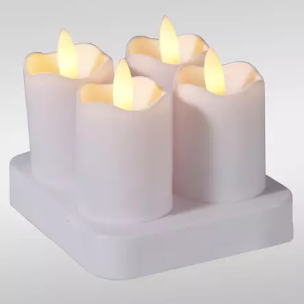 Led kynttilät latausasemalla - Led-kynttilät - 8721461153501 - 1