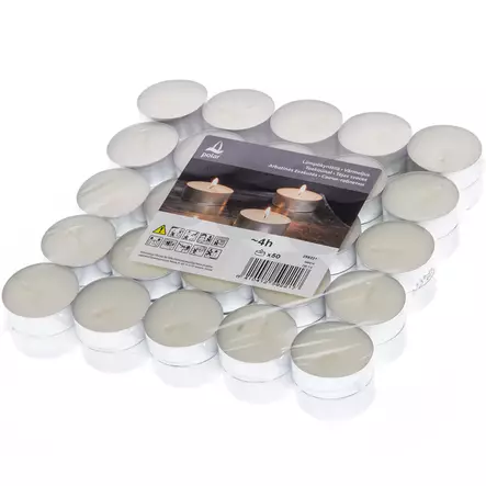 lämpökynttilä iso pakkaus alumiinikippo - Lämpökynttilät - 6410413258761 - 1