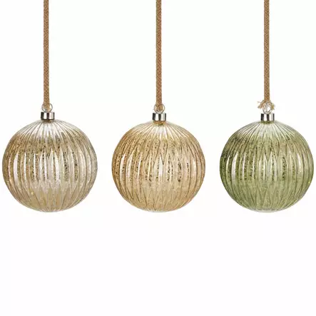 Jouluinen led valopallo lasikoriste valoilla - Valokoristeet - 8721461187711 - 1