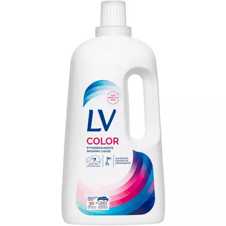 lv color pyykinpesuaine kirjopyykille, hajuton - Pyykinpesuaineet - 6414505015171 - 1